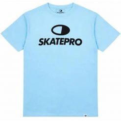 Odzież T-shirts unisex SkatePro Koszulka - 12-14 - Sky Blue. Niebieskia bluzki SKATEPRO, bez wzorów, z materiału, sportowe, bez kołnierzyka, bez ramiączek. Za 119.99 zł.