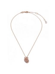 Swarovski Naszyjnik Swan 5732414 Różowe złoto. Czerwone naszyjniki SWAROVSKI, metalowe. Za 699.99 zł.
