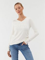 Guess Sweter W3BR24 Z2NQ2 Écru Regular Fit. Swetry Guess, m, z aplikacjami, z wiskozy, bez ramiączek. Za 128.99 zł.
