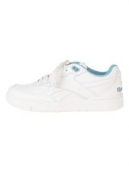 Reebok Skórzane sneakersy "BB 4000 II" w kolorze biało-błękitnym rozmiar: 44,5. Białe trampki Reebok, bez wzorów, bez zapięcia. Za 344.57 zł.