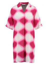 KEY LARGO Sukienka w kolorze kremowo-różowym rozmiar: XS. Brązowe sukienki KEY LARGO, na co dzień, xs, bez wzorów, z wiskozy, bez kołnierzyka, bez ramiączek, midi, proste. Za 149.45 zł.