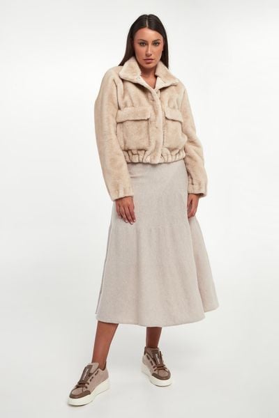 Spódnica wełniana z kaszmirem Ermes MARELLA. Spódnice Marella, m, bez wzorów, z kaszmiru. W wyprzedaży za 727.35 zł.