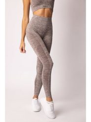 Spaio Legginsy sportowe "Melange" w kolorze jasnobrązowym rozmiar: S. Brązowe legginsy Spaio, s, bez wzorów, z materiału, outdoorowe. Za 130.50 zł.