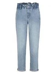 Sublevel Dżinsy - Tapered fit - w kolorze błękitnym rozmiar: XS. Niebieskie jeansy Sublevel, xs, bez wzorów, z podwyższonym stanem. Za 88.02 zł.