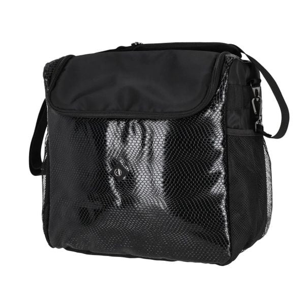 Torba do groomingu QHP Croco. Czarne torby na ramię QHP, bez wzorów, z poliesteru, eleganckie, na ramię, z nadrukiem, bez dodatków. Za 231.00 zł.