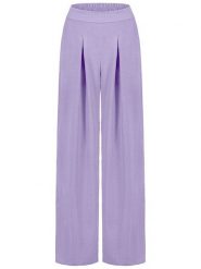 Sublevel Spodnie w kolorze fioletowym rozmiar: M/L. Różowe spodnie materiałowe Sublevel, l, bez wzorów, z materiału. Za 113.99 zł.