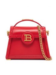 Balmain Torebka DN0DA907LRHA Czerwony. Czerwone torebki klasyczne Balmain, bez wzorów, ze skóry, bez dodatków. Za 7,649.00 zł.