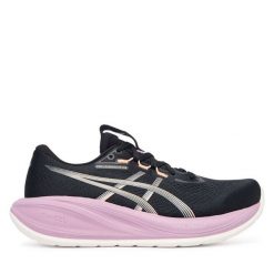Buty do biegania Asics. Czarne obuwie sportowe Asics, bez zapięcia, do biegania. Za 659.99 zł.