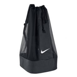 Torba Na Piłki Club Team Swoosh. Czarne torby na ramię Nike, bez wzorów, z materiału, na ramię, bez dodatków. Za 144.99 zł.