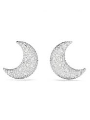 Swarovski Kolczyki-wkrętki z kryształami rozmiar: onesize. Szare kolczyki SWAROVSKI, z kryształem, metalowe. Za 417.70 zł.