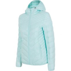 Kurtka puchowa damska KUD005 - mięta. Kurtki sportowe marki 4f. W wyprzedaży za 229.99 zł.