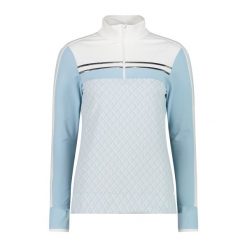 Polar softech z golfem dla kobiet CMP. Niebieskie golfy CMP, bez wzorów, z polaru, bez ramiączek. Za 331.30 zł.