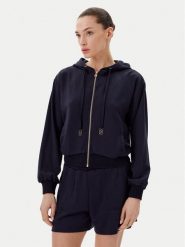 Gaudi Bluza 511BD64003 Granatowy Regular Fit. Niebieskie bluzy Gaudi, l, bez wzorów, z wiskozy, bez kaptura. Za 259.99 zł.
