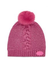 Guess Czapka AW9975 WOL01 Różowy. Czerwone czapki Guess, z aplikacjami, z materiału. Za 169.99 zł.