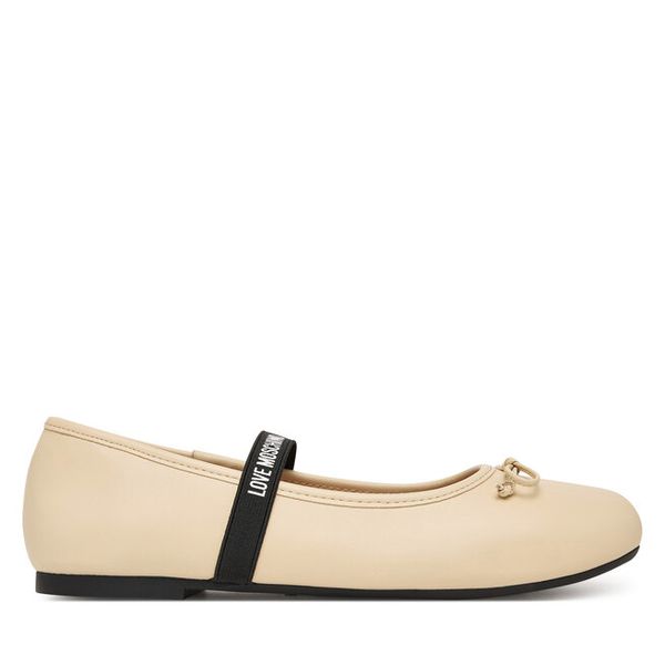 Baleriny LOVE MOSCHINO. Baleriny Love Moschino, bez wzorów, bez obcasa. Za 769.99 zł.