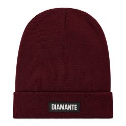 Czapka Diamante Wear. Czerwone czapki Diamante Wear, bez wzorów. Za 69.99 zł.