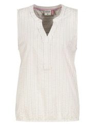 Sublevel Bluzka w kolorze biało-kremowym rozmiar: XXL. Brązowe bluzki Sublevel, xxl, bez wzorów, z bawełny, bez kołnierzyka, bez ramiączek. Za 60.99 zł.