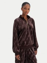 Liu Jo Sport Bluza TF5110 J4955 Brązowy Relaxed Fit. Brązowe bluzy Liu Jo Sport, l, bez wzorów, z dresówki. Za 719.99 zł.