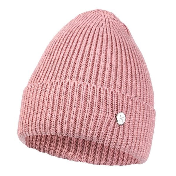 Różowa Czapka Damska Moraj. Czerwone czapki Moraj, bez wzorów. Za 39.99 zł.