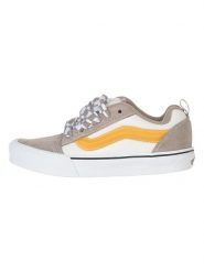 Vans Skórzane sneakersy w kolorze beżowo-pomarańczowym rozmiar: 40. Brązowe trampki Vans, bez wzorów, bez zapięcia. Za 211.31 zł.