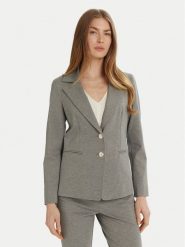 Marella Marynarka Sele 2513911014 Szary Slim Fit. Szare marynarki i żakiety Marella, bez wzorów, z syntetyku. Za 779.99 zł.