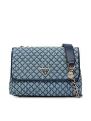 Guess Torebka Giully II HWDD96 73200 Niebieski. Niebieskie torebki klasyczne Guess, z aplikacjami, z materiału, bez dodatków. Za 584.99 zł.