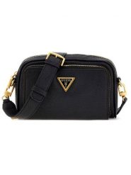 Guess Torebka w kolorze czarnym - 22 x 14 x 7 cm rozmiar: onesize. Czarne torby na ramię Guess, z aplikacjami, z materiału, na ramię, bez dodatków. Za 347.81 zł.