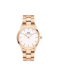 Daniel Wellington Zegarek Link Watch DW00100209 Złoty. Żółte, cyfrowe zegarki Daniel Wellington, złote. Za 629.99 zł.