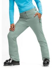 Maier Sports Spodnie narciarskie "Vroni slim 2.0" w kolorze zielonym rozmiar: 52. Zielone spodnie dresowe Maier Sports, bez wzorów. Za 522.14 zł.