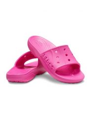 Crocs Klapki "Baya II" w kolorze różowym rozmiar: 38/39. Różowe klapki Crocs, bez wzorów, z otwartym noskiem, bez obcasa. Za 127.65 zł.