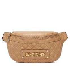 Saszetka nerka LOVE MOSCHINO. Brązowe torebki klasyczne Love Moschino, bez wzorów, bez dodatków. Za 689.99 zł.
