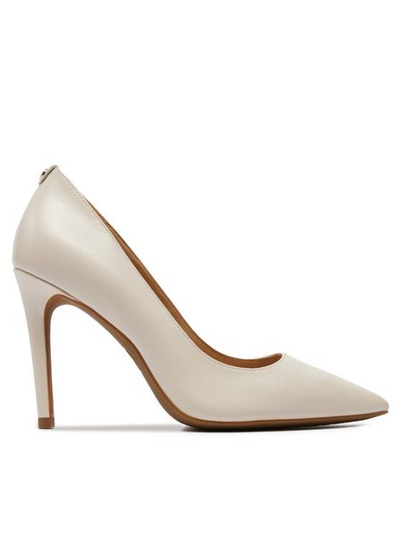 MICHAEL Michael Kors Szpilki Alina 40R4HNHP1L Écru. Szpilki MICHAEL Michael Kors, bez wzorów, ze skóry, bez obcasa, na szpilce, bez zapięcia. Za 629.99 zł.