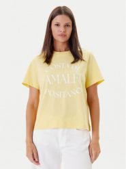 Vero Moda T-Shirt Sonna 10327143 Żółty Regular Fit. Żółte t-shirty Vero Moda, xl, bez wzorów, z bawełny, bez kołnierzyka, bez ramiączek. Za 59.99 zł.
