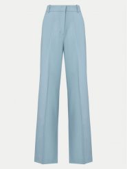 Calvin Klein Spodnie palazzo K20K207836 Błękitny Wide Leg. Niebieskie spodnie materiałowe Calvin Klein, bez wzorów, z materiału. Za 379.99 zł.