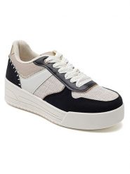 Sixth Sens Sneakersy w kolorze beżowo-czarnym rozmiar: 36. Brązowe trampki Sixth Sens, bez wzorów, bez zapięcia. Za 105.38 zł.