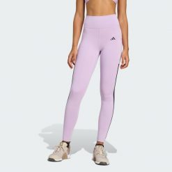 Legginsy Optime 3-Stripes Full-Length. Czerwone legginsy Adidas, xl, bez wzorów, z materiału. Za 279.00 zł.