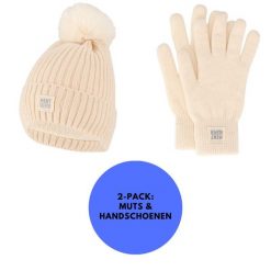 Zestaw termiczny Damskie rękawiczki/czapka Rozmiar uniwersalny. Białe czapki HEAT KEEPER, bez wzorów, z materiału. Za 185.79 zł.