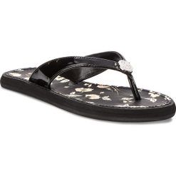 Japonki LAUREN RALPH LAUREN - Raia 802699790001 Black. Czarne klapki Lauren Ralph Lauren, bez wzorów, z materiału, bez obcasa. W wyprzedaży za 159.00 zł.