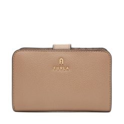 Duży Portfel Damski Furla. Brązowe portfele Furla, bez wzorów. Za 749.99 zł.