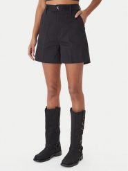 G-Star Raw Szorty materiałowe D29089-5126 Czarny Regular Fit. Czarne szorty G-Star Raw, bez wzorów, z bawełny, retro. Za 349.99 zł.