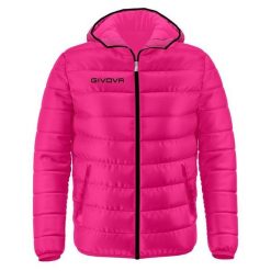 Kurtka Sportowa Givova Oanda 2XS - Lekka i Oddychająca. Czerwone kurtki sportowe Givova, na jesień, xs, bez wzorów, z puchu, bez kaptura, trekkingowe. Za 262.99 zł.