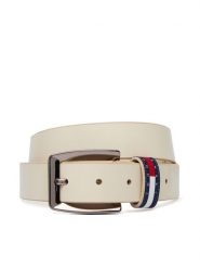 Tommy Jeans Pasek Tjw Bold Flag 3.0 AW0AW18099 Biały. Białe paski Tommy Jeans, bez wzorów, z jeansu. Za 169.99 zł.