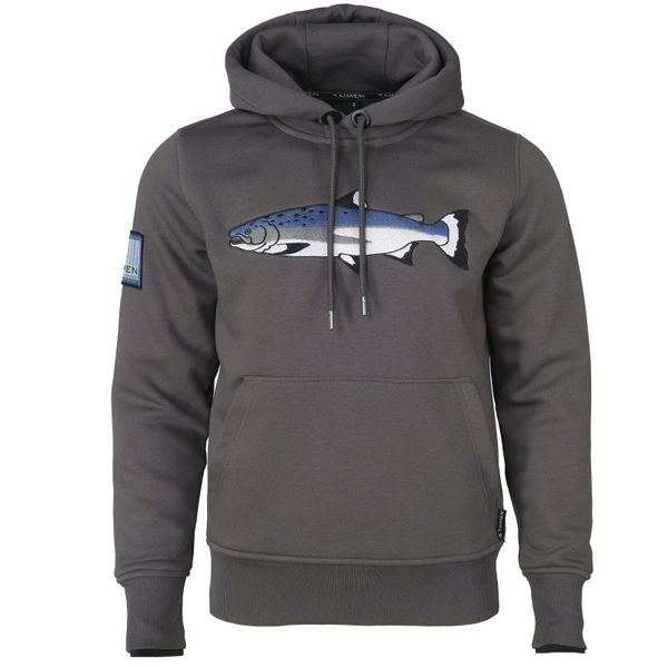 Bluza Taimen Menza Embroidery – Szara. Szare bluzy TAIMEN, bez wzorów, bez kaptura. Za 359.00 zł.