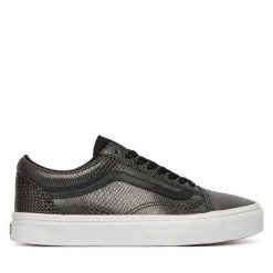 Tenisówki Vans. Czarne trampki Vans, bez wzorów, bez zapięcia. Za 429.99 zł.