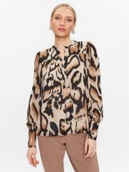 Marc Aurel Bluzka 6025 1016 24625 Beżowy Relaxed Fit. Brązowe bluzki Marc Aurel, bez wzorów, z syntetyku, bez kołnierzyka, bez ramiączek. Za 349.99 zł.
