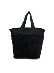 Elisabetta Franchi Torebka BS42F51E2 110 Czarny. Czarne shopper Elisabetta Franchi, bez wzorów, z materiału, bez dodatków. Za 689.99 zł.