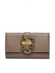 Just Cavalli Duży Portfel Damski 79RA5PA5 ZSA89 Brązowy. Brązowe portfele Just Cavalli, bez wzorów, ze skóry. Za 339.99 zł.