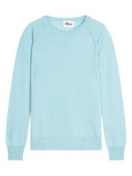 Just Cashmere Kaszmirowy sweter "Helen" w kolorze błękitnym rozmiar: L. Niebieskie swetry Just Cashmere, l, bez wzorów, z kaszmiru, bez ramiączek. Za 361.99 zł.