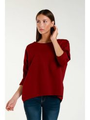 Tamba Bluza w kolorze czerwonym rozmiar: 36-42. Czerwone bluzy Tamba, bez wzorów, bez kaptura. Za 78.84 zł.