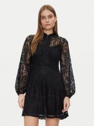 Vila Sukienka codzienna 14109364 Czarny Slim Fit. Czarne sukienki Vila, na co dzień, xs, bez wzorów, z syntetyku, bez kołnierzyka, bez ramiączek, proste. Za 119.99 zł.